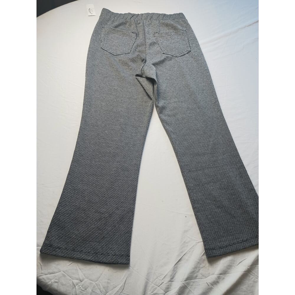 Tilly's Ivy & Main Geometric Crop Pants Wide Flared NWT Women Size Medium Office - Picture 5 of 5
